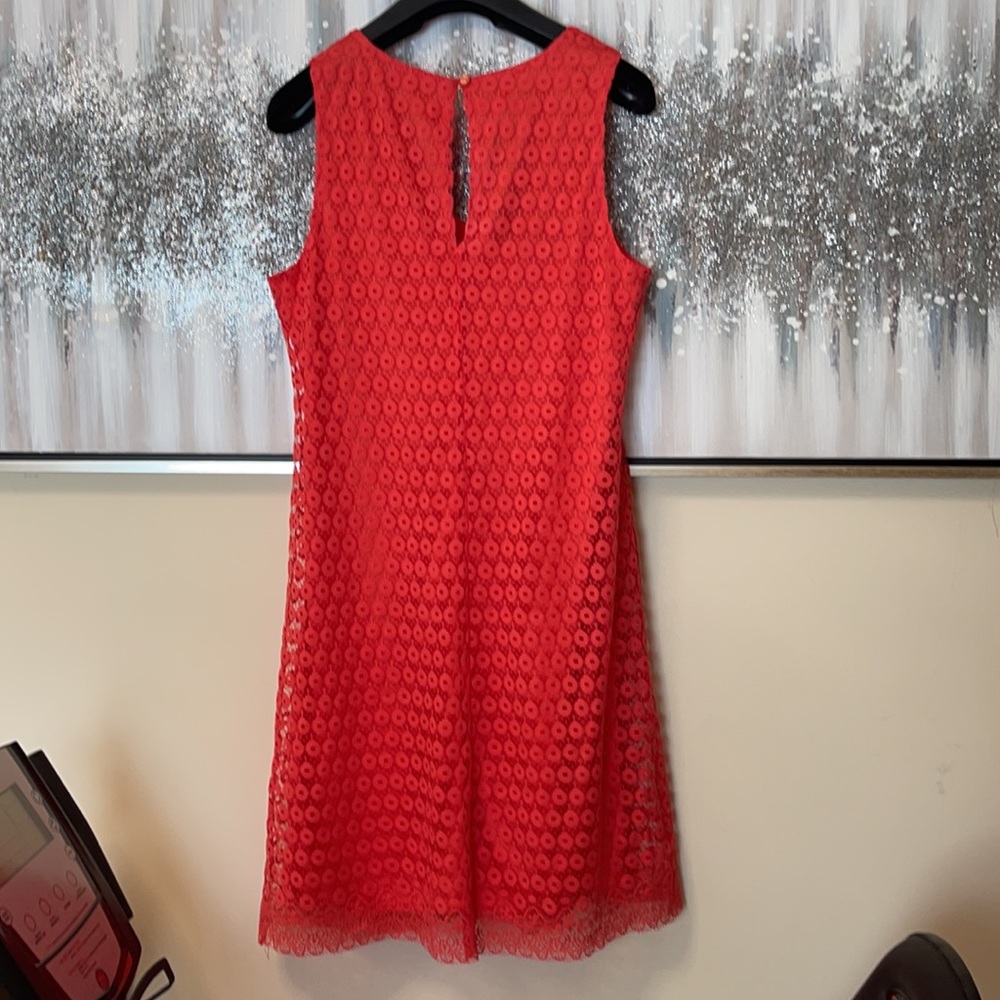 Watermelon Eyelet Summer Dress